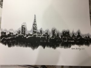 New York Pen Art by Kyoko Bartley New Jersey Award-Winning Artist