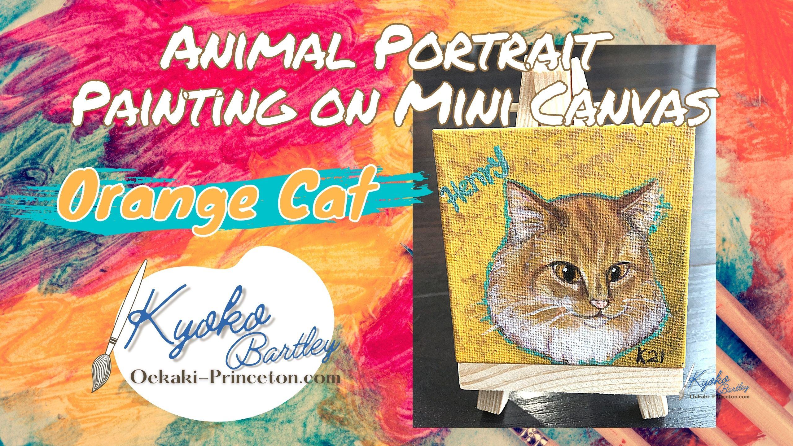 Miniature pet painting process – hand-painted acrylic timelapse