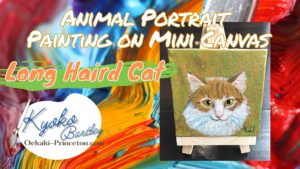 Cat Painting on YouTube by award-winning artist Kyoko Bartley