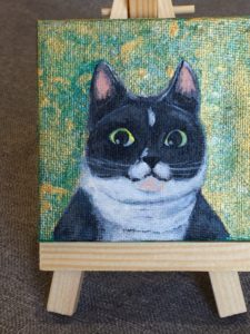 Mini Canvas Animal and Pet Portrait Art Commissions open! Award-Winning Artist Kyoko Bartley