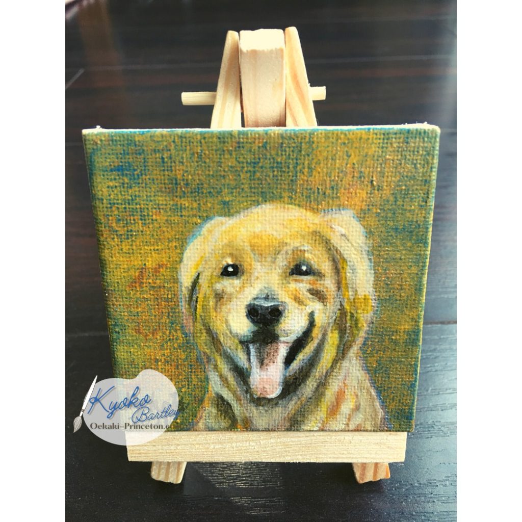 Mini Canvas Animal and Pet Portrait Art Commissions open! Award-Winning Artist Kyoko Bartley