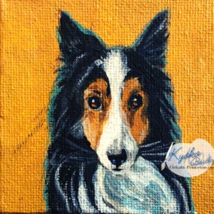 Mini Canvas Animal and Pet Portrait Art Commissions open! Award-Winning Artist Kyoko Bartley