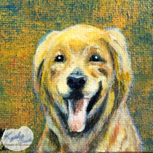 Mini Canvas Animal and Pet Portrait Art Commissions open! Award-Winning Artist Kyoko Bartley