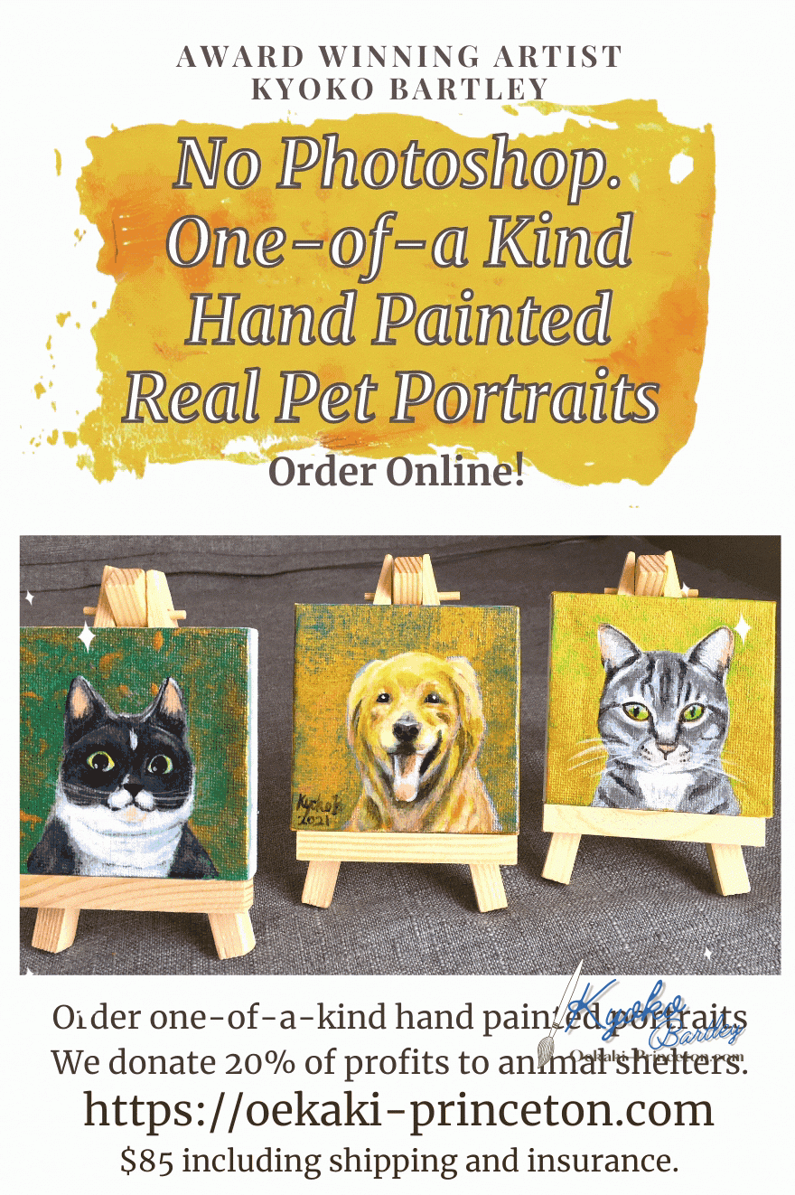 painting of mini pet canvas – custom artwork creation