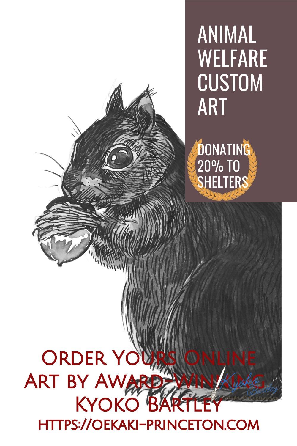 Animal and Pet Custom Art Commissions open! Award-Winning Artist Kyoko Bartley
