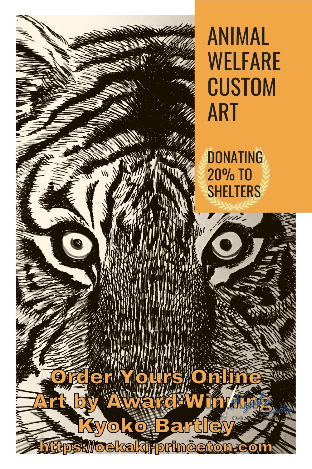 Animal and Pet Custom Art Commissions open! Award-Winning Artist Kyoko Bartley