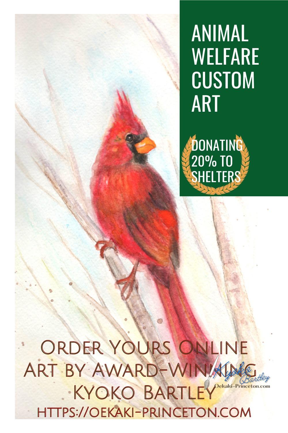 Animal and Pet Custom Art Commissions open! Award-Winning Artist Kyoko Bartley