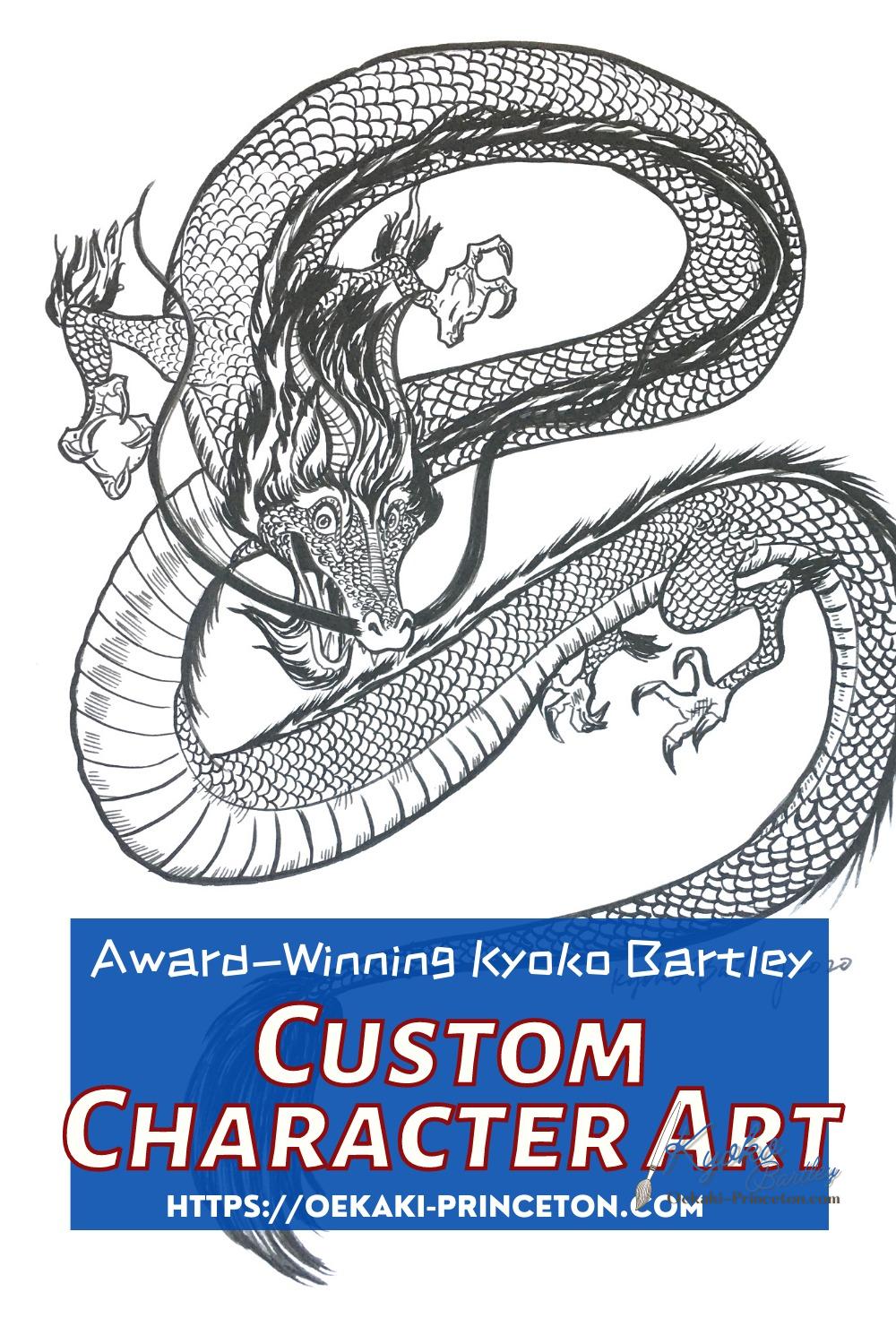 Custom Character Art Commissions open! Award-Winning Artist Kyoko Bartley