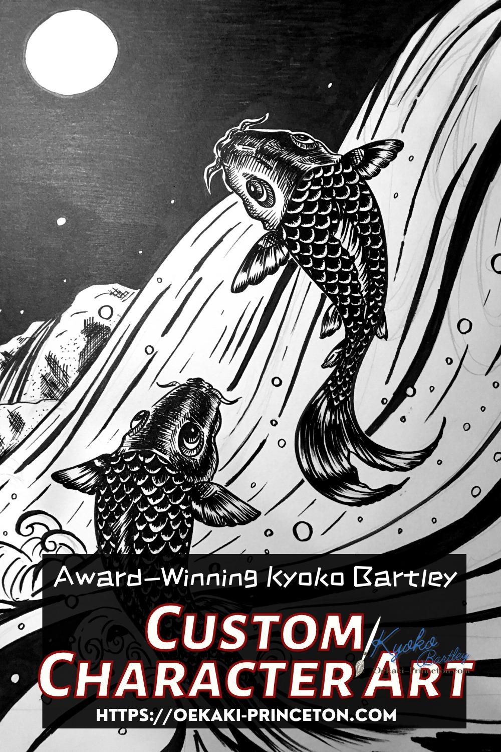 Custom Character Art Commissions open! Award-Winning Artist Kyoko Bartley