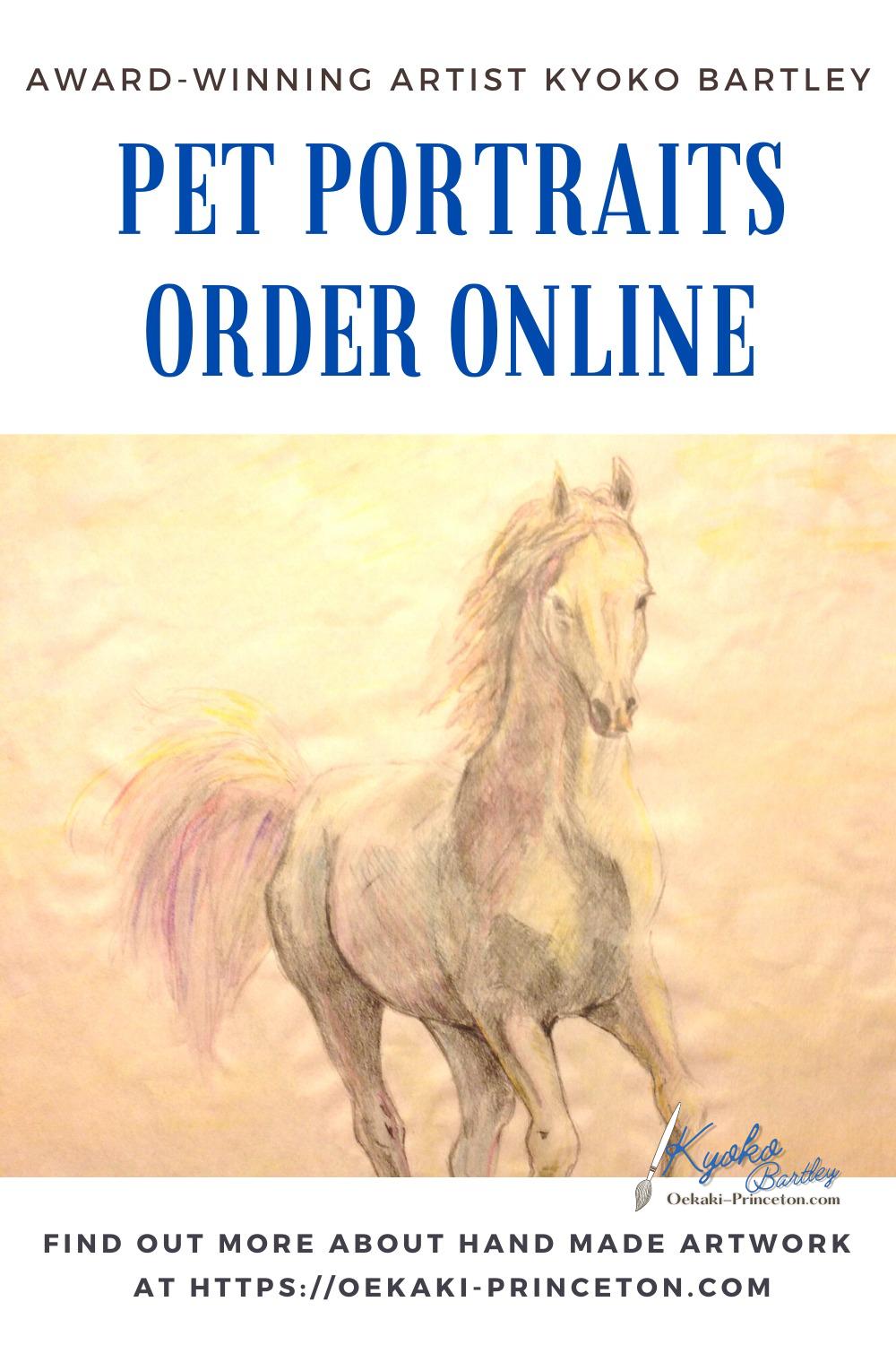 Animal and Pet Portrait Art Commissions open! Award-Winning Artist Kyoko Bartley