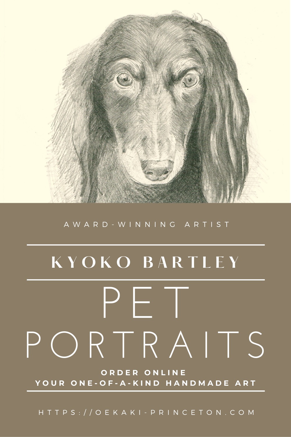 Pencil Pet and Animal Portraits Art By Kyoko Bartley