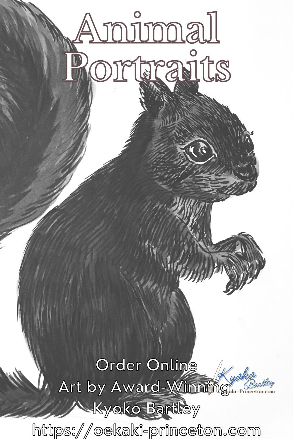 Animal and Pet Custom Art Commissions open! Award-Winning Artist Kyoko Bartley