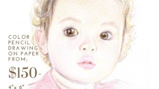 Family Portrait commissions open. Art by Kyoko Bartley, Animal Welfare, Portrait Artist.