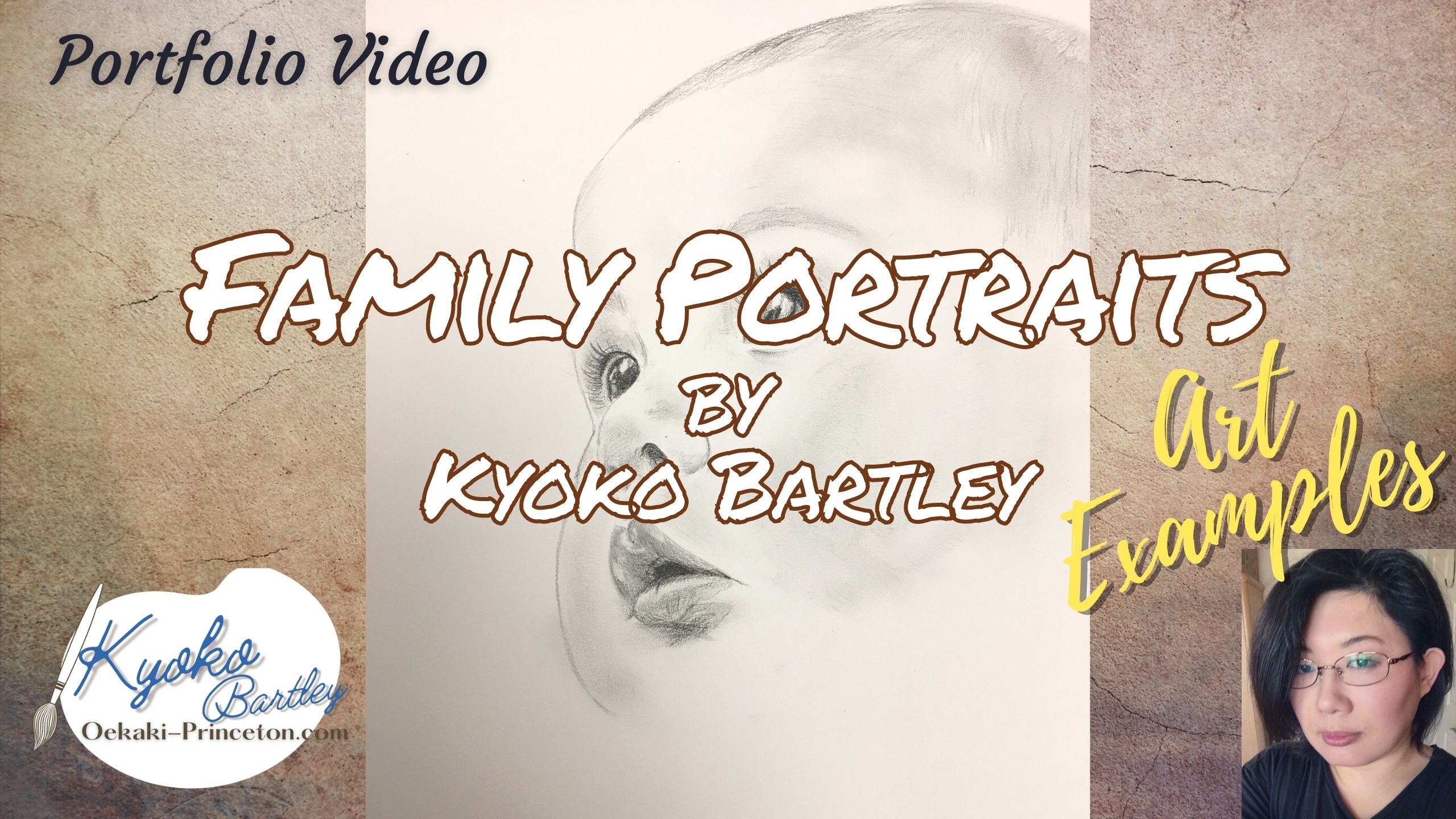 Family Portraits Art Portfolio Video by Kyoko Bartley